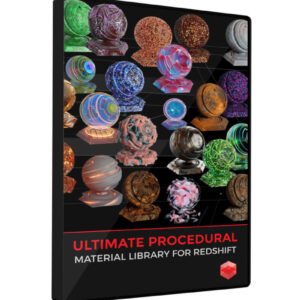 LFO Redshift RS Material Texture Pack Procedural Ultimate