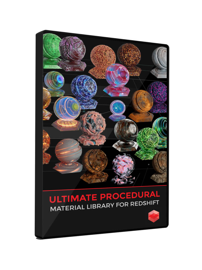 LFO Redshift RS Material Texture Pack Procedural Ultimate