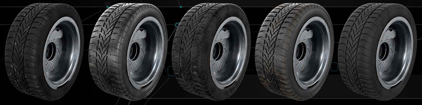 Redshift RS Cinema 4D Material Texture Tire