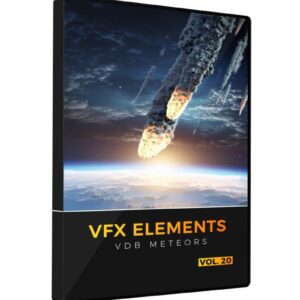 VFX Elements VDB Meteor Showers