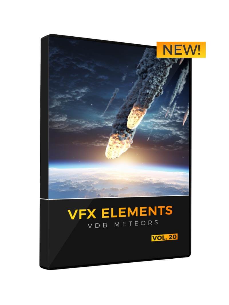 VFX Elements VDB Meteor Showers