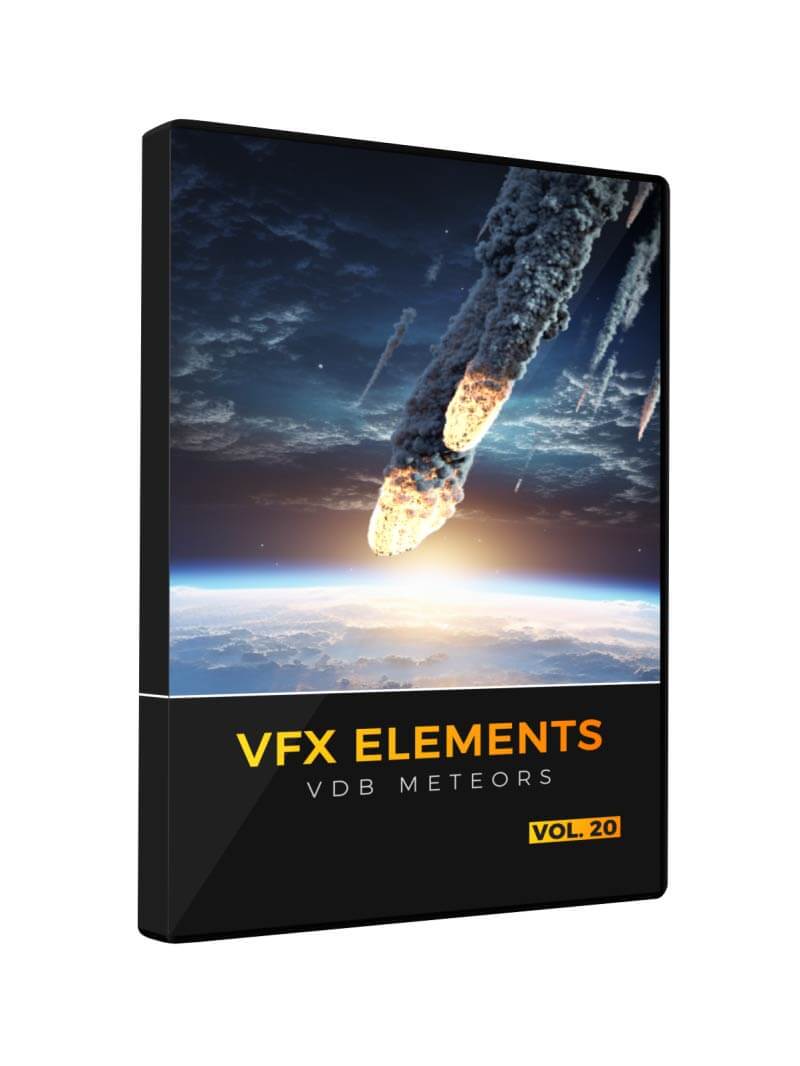 VFX Elements VDB Meteor Showers