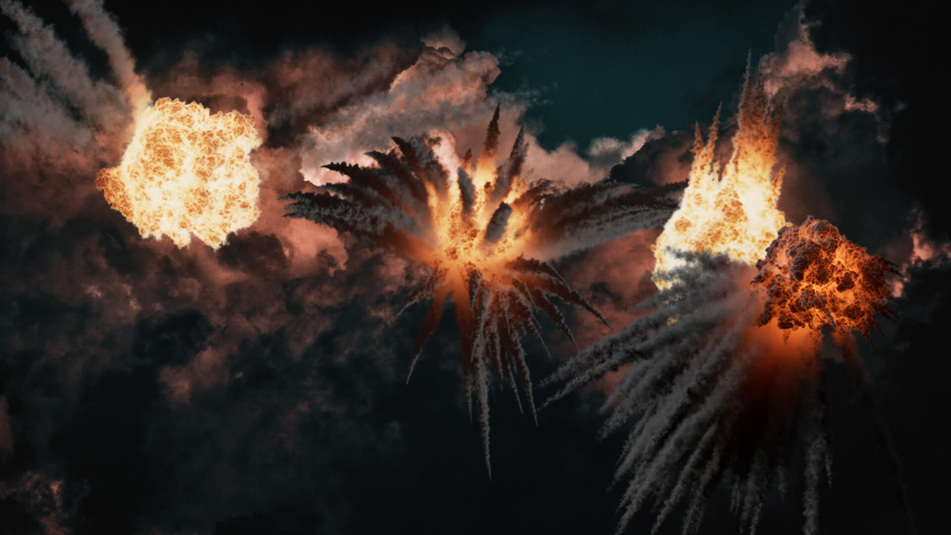 Aerial Explosions VDB Pixel Lab