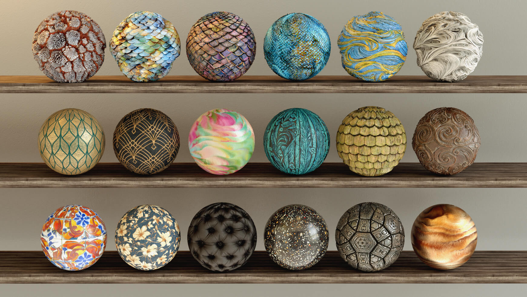 Redshift Cinema 4D C4D Maxon RS Material Texture Pack