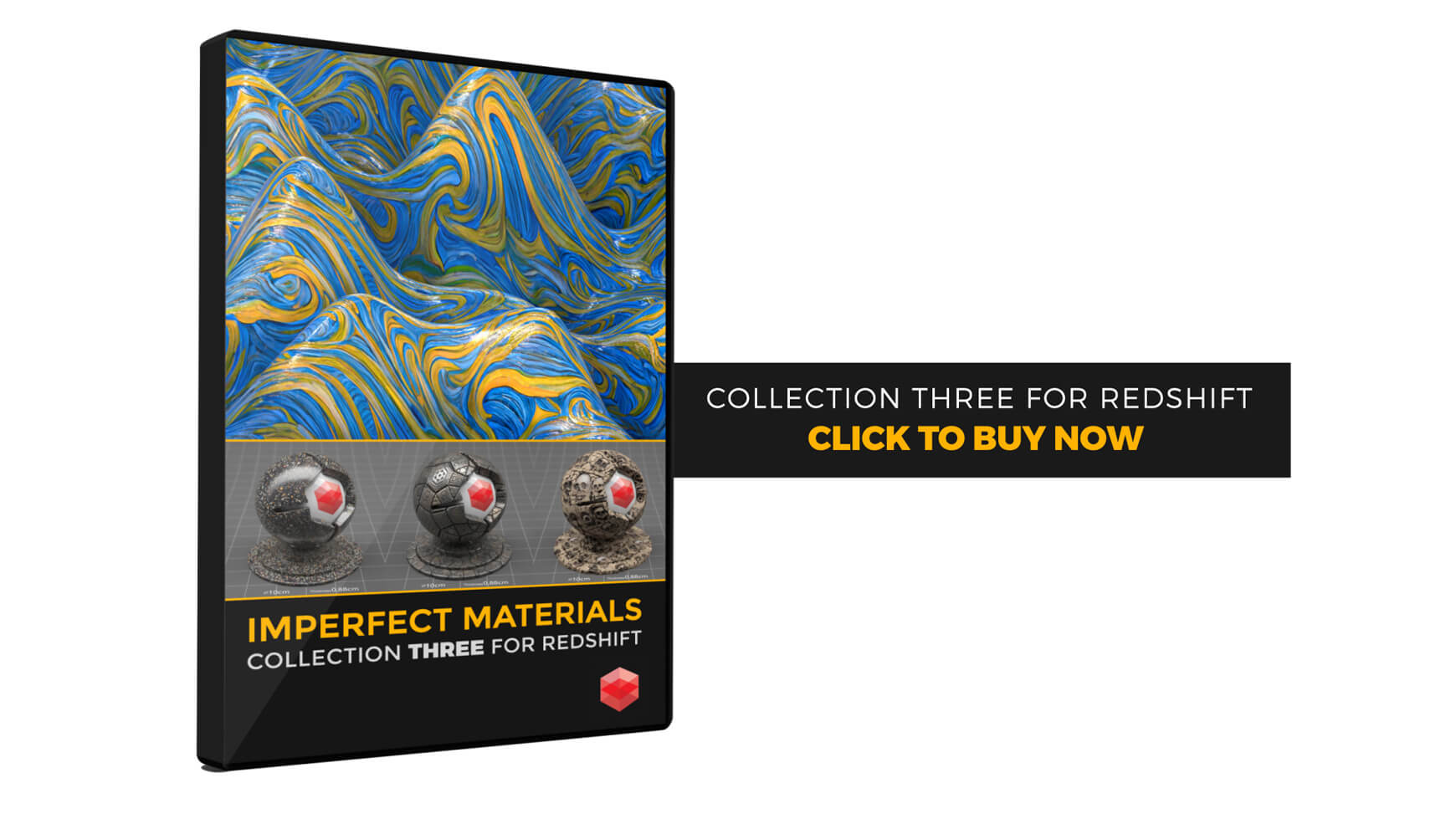 Redshift Cinema 4D C4D Maxon RS Material Texture Pack