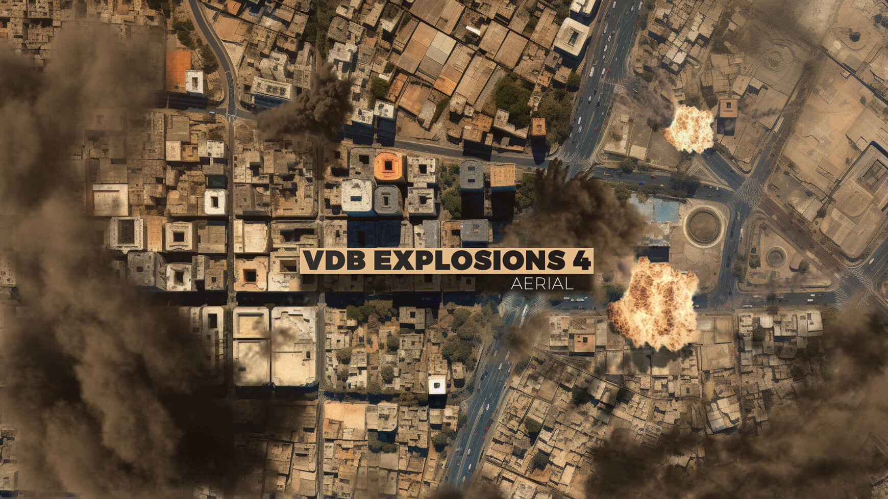 VDB Explosions Aerial Volumes VFX