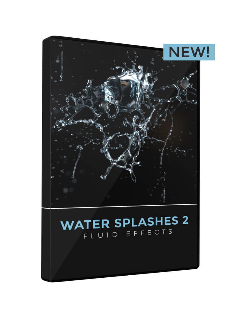 3D Water Splash Animation Fluid Effect