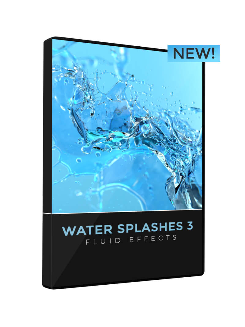 3D Water Splash Animation Fluid Effect 3 VFX