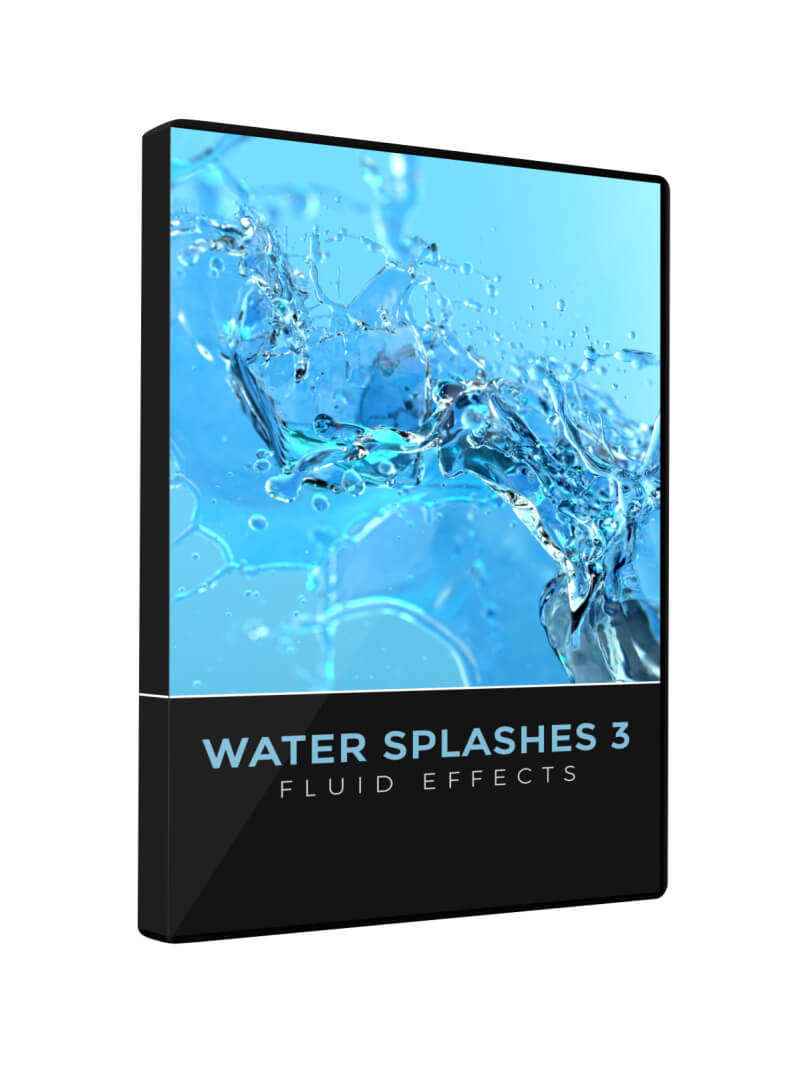 3D Water Splash Animation Fluid Effect 3 VFX