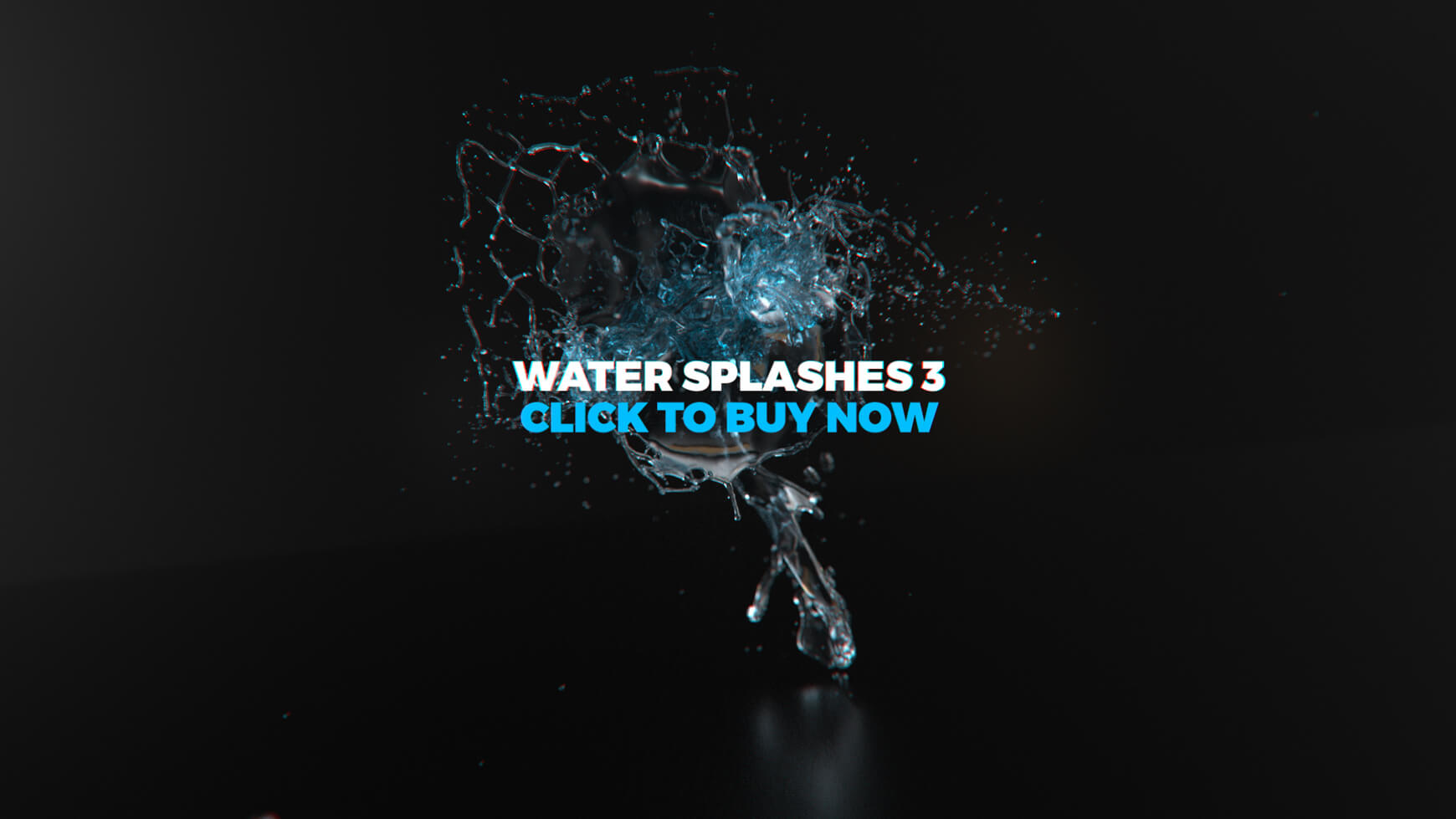 3D Water Splash Animation Fluid Effect 3 VFX