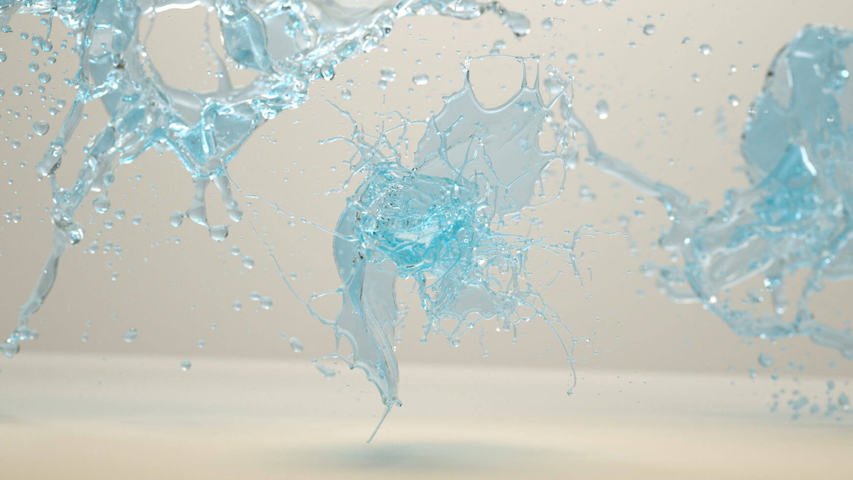 3D Water Splash Animation Fluid Effect 3 VFX
