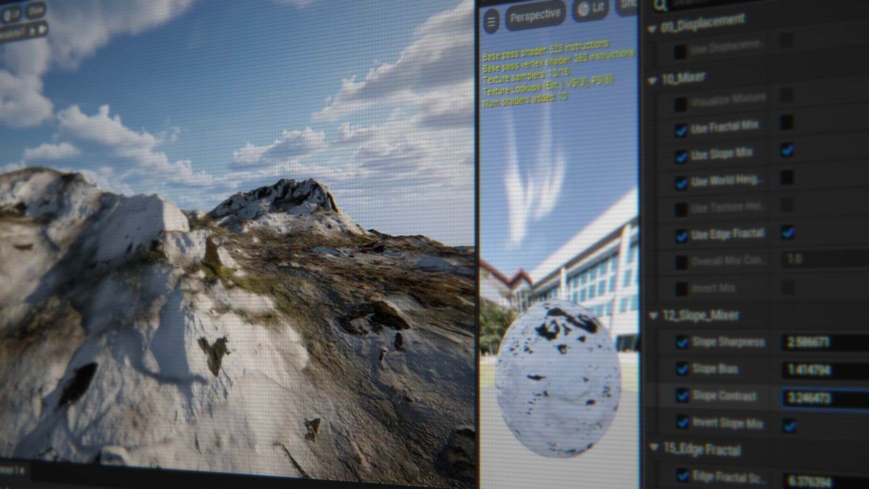 Unreal Engine Materials Textures Terrain Landscapes