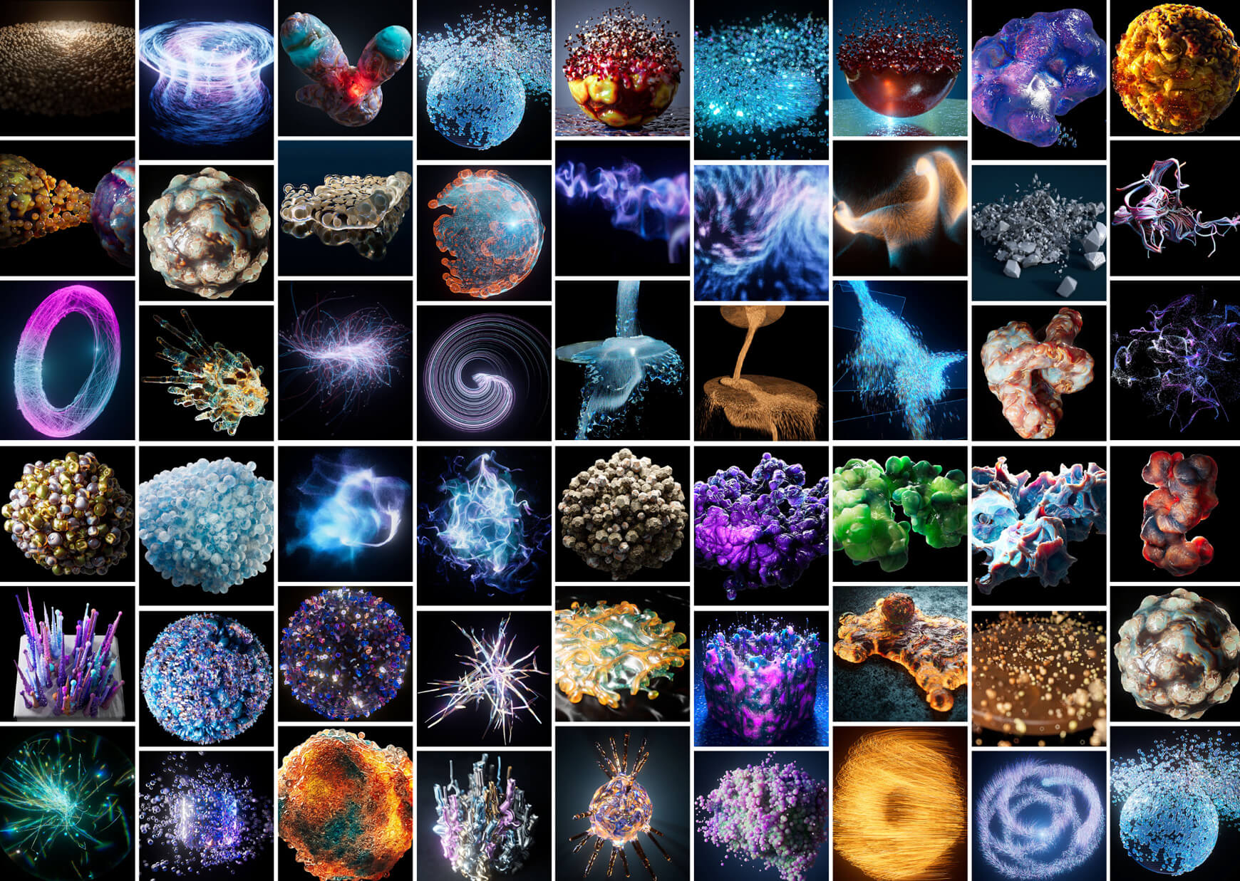 Procedural Material Pack Redshift Particles Cinema 4D C4D