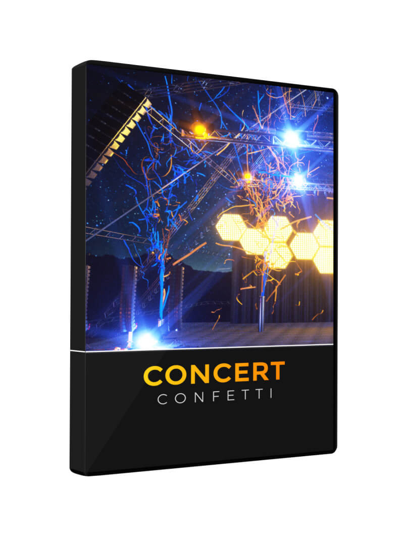 Concert Elements Confetti Pyro Live Stage