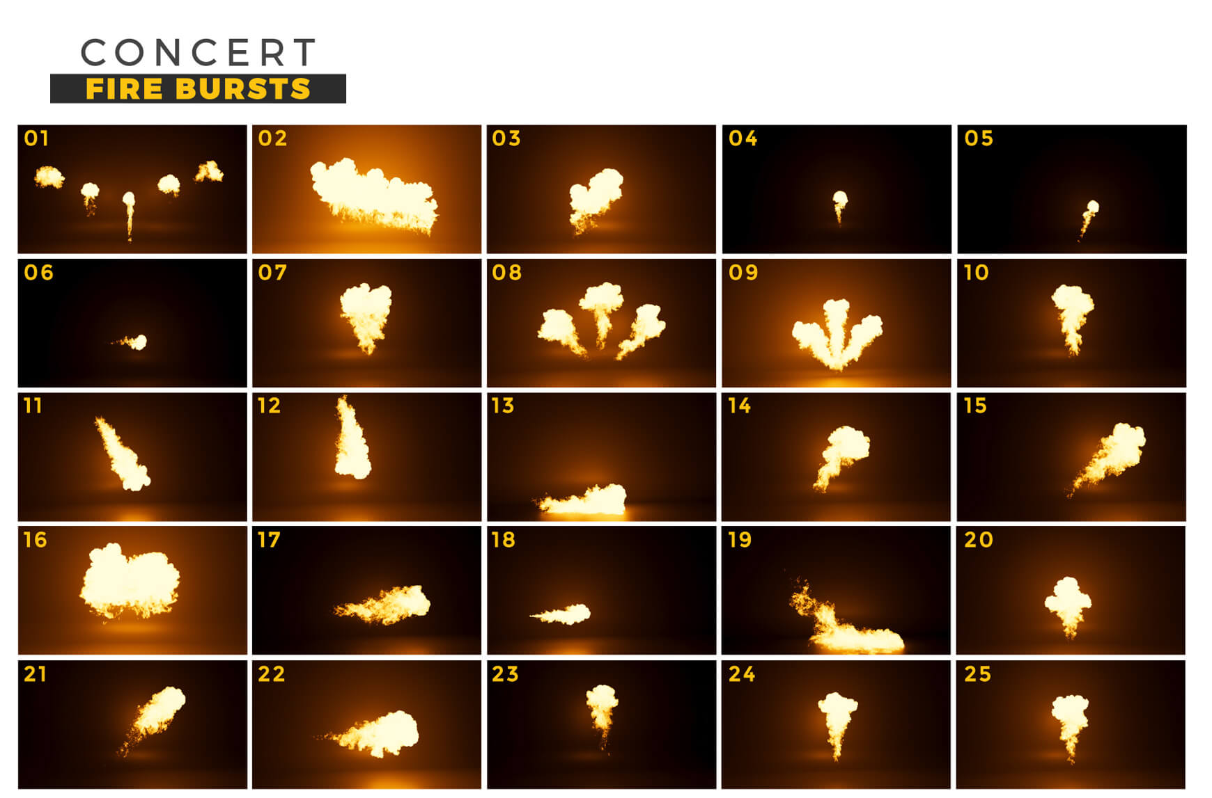 VDB Concert Fire Pyro Burst Live Pyrotechnics