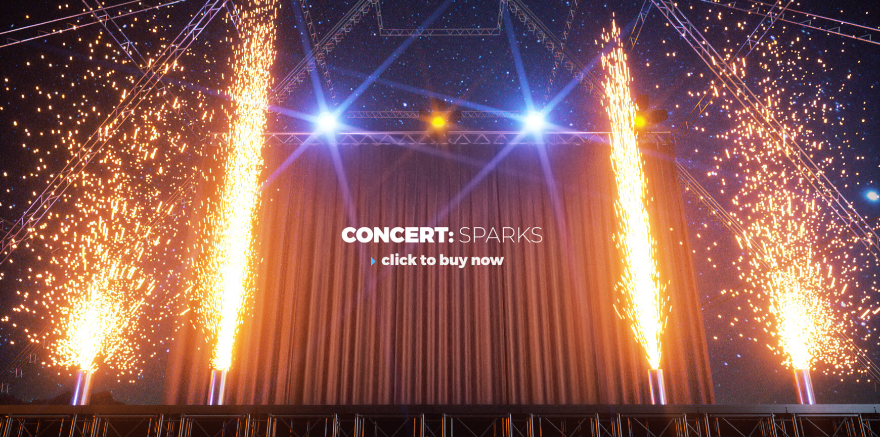 Concert Sparks Pyro Burst Live Pyrotechnics