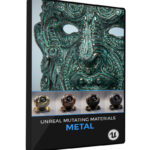 DVD Unreal Mutating Metals Materials Textures UE5