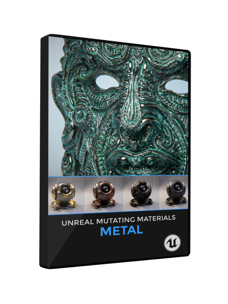 DVD Unreal Mutating Metals Materials Textures UE5