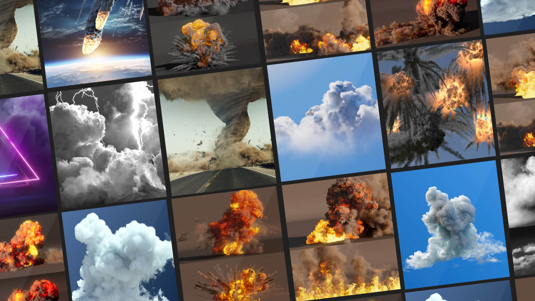 VDB VFX Motion Graphics Elements 3D Collection The Pixel Lab