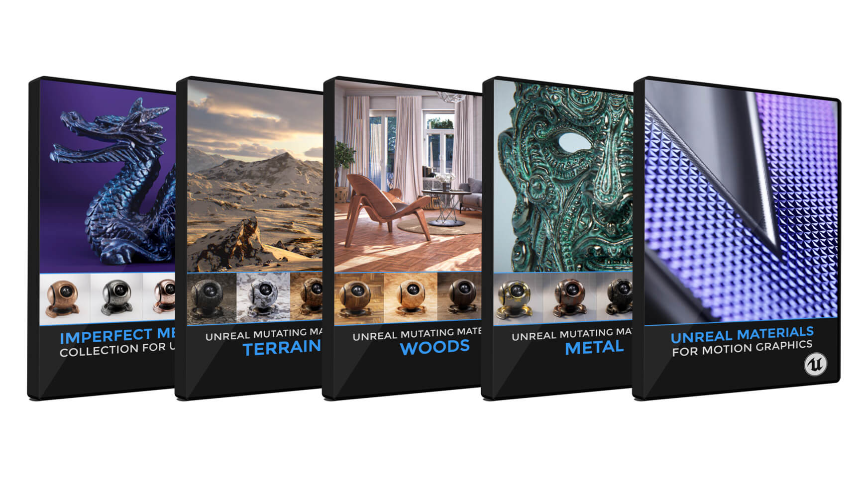 Unreal Engine Materials for Motion Graphics DVD