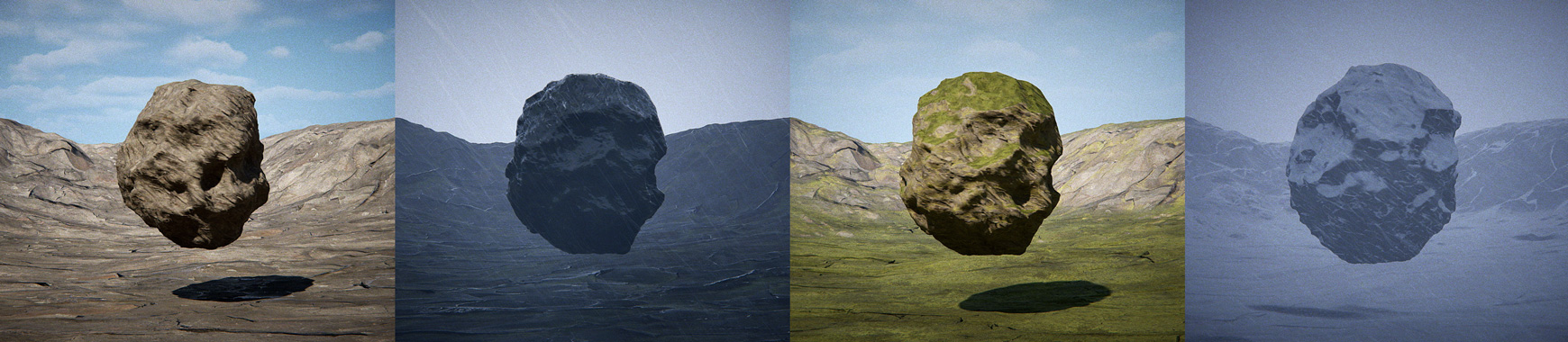 Unreal Engine Mutating Stones Materials Rock Textures
