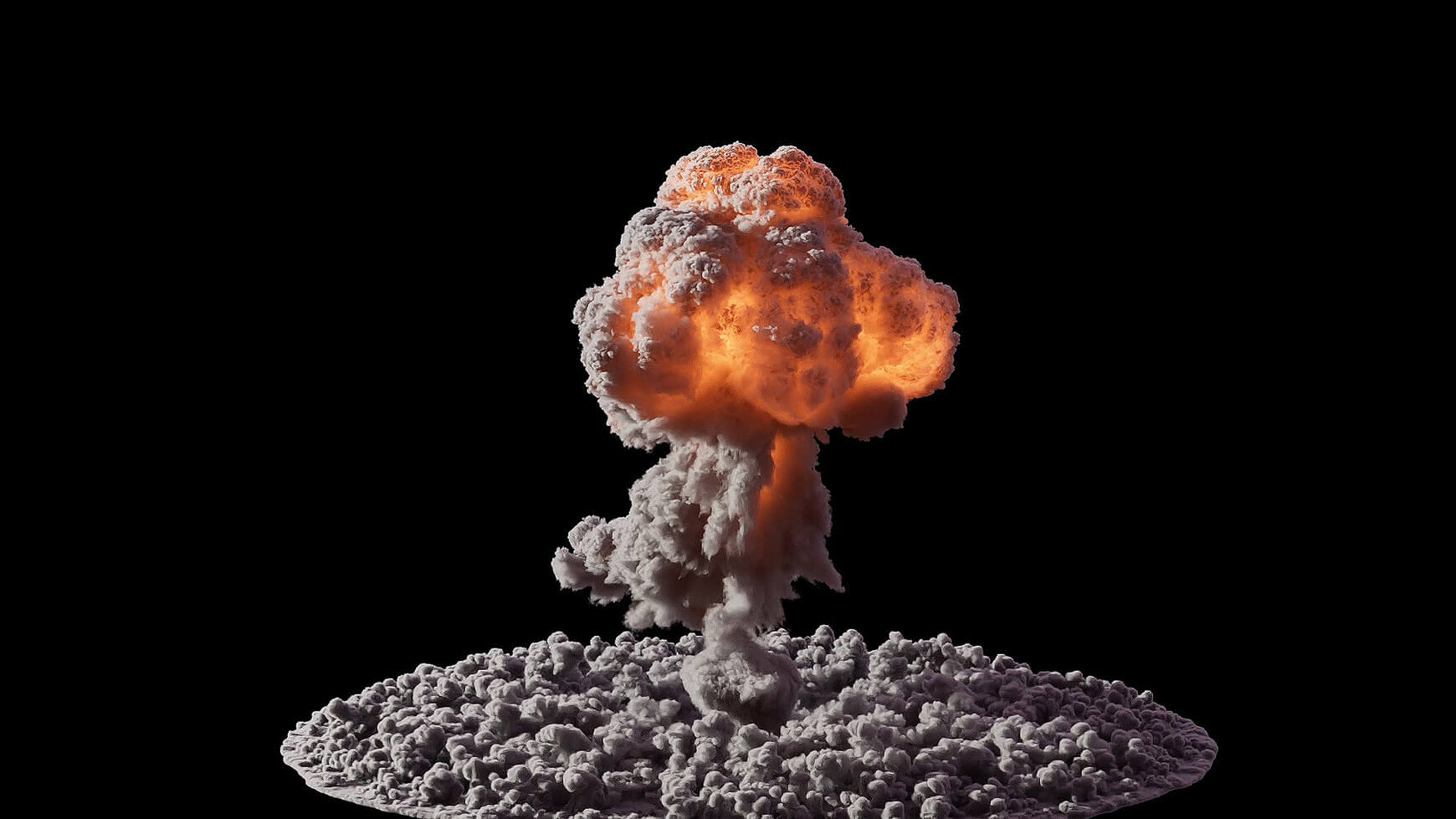 VDB Atomic Explosion 3D Volume Asset