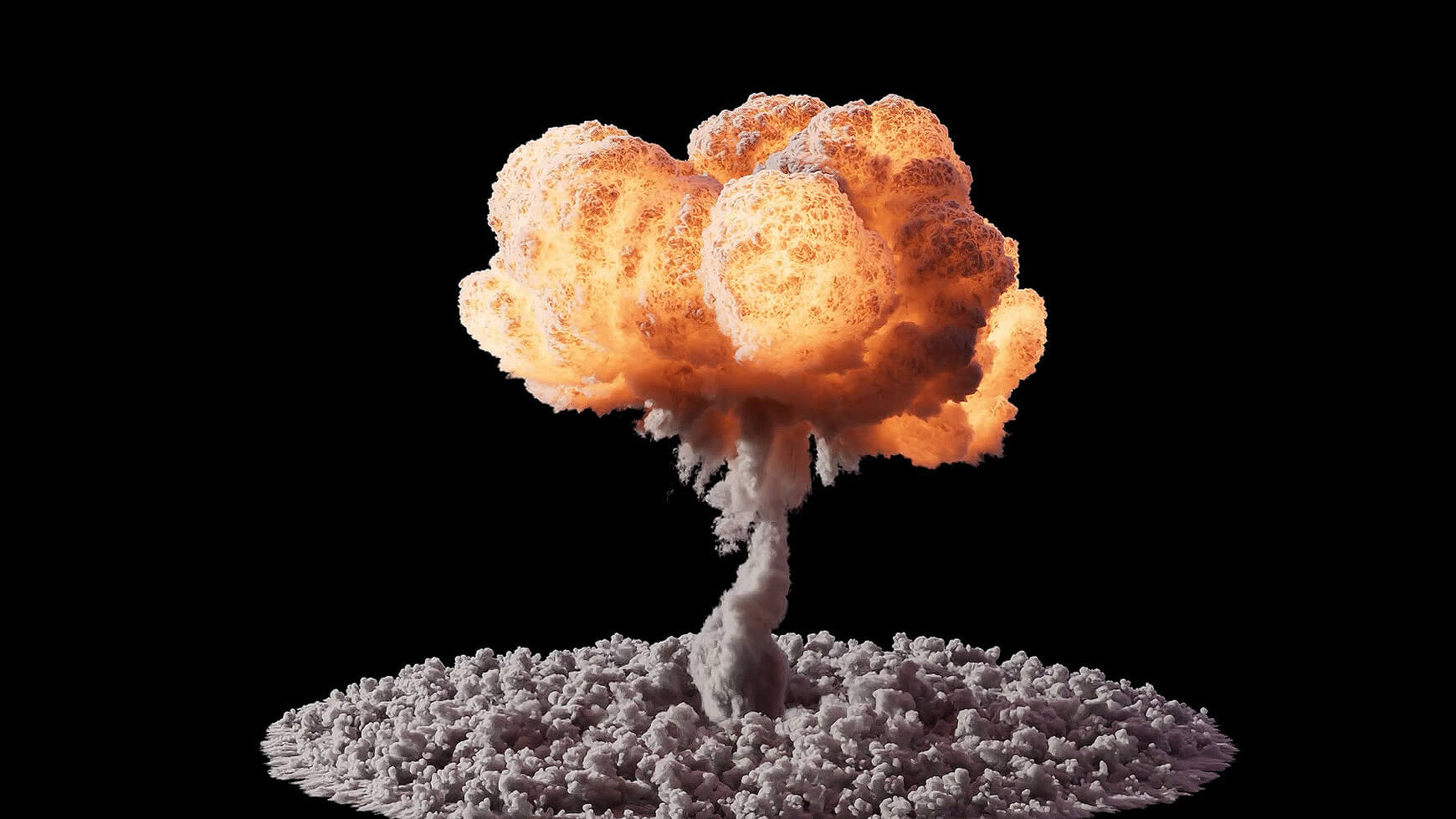 VDB Atomic Explosion 3D Volume Asset
