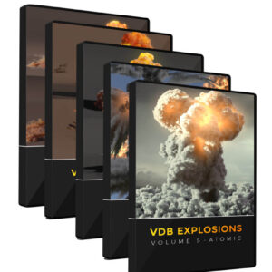 VDB Explosion Volume 3d VFX Bundle