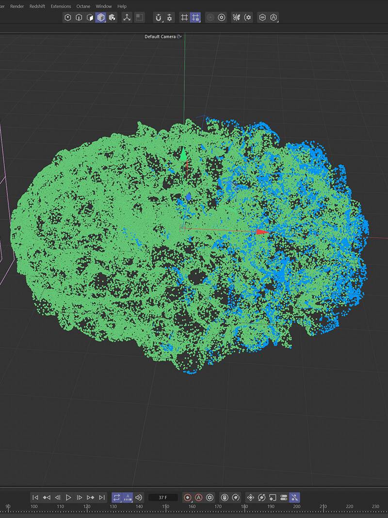 Cinema 4D Tutorial Particle Group Transition