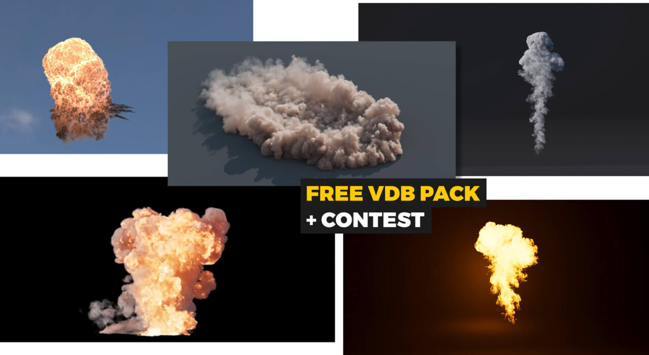 Free VDB Pack plus Contest The Pixel Lab