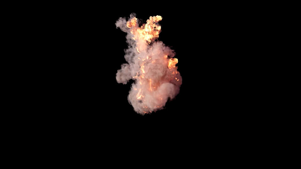 VDB Explosions 6 Small Scale Volumes VFX