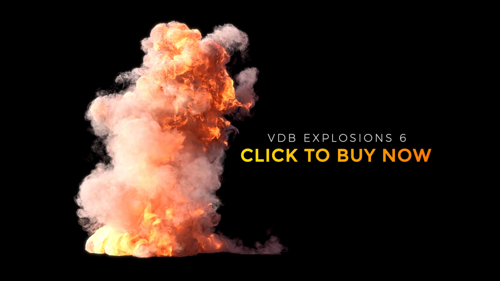 VDB Explosions 6 Small Scale Volumes VFX