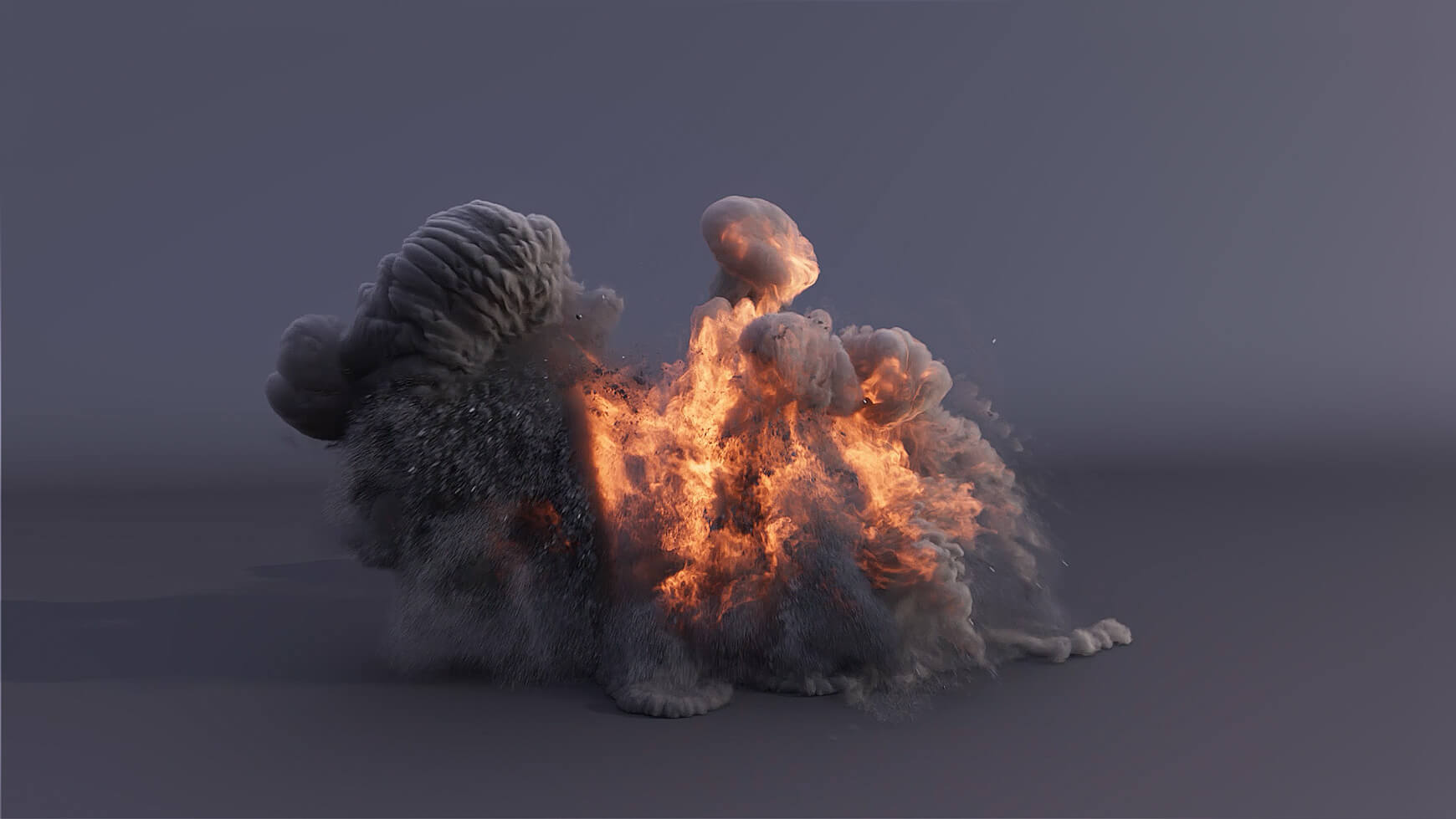 VDB Explosions Volumes Dust Hits