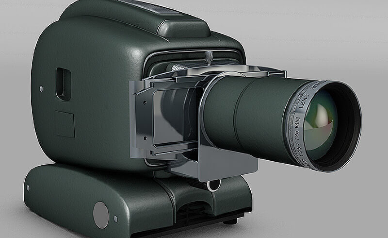 Cinema 4D 3D Model Vintage Projector