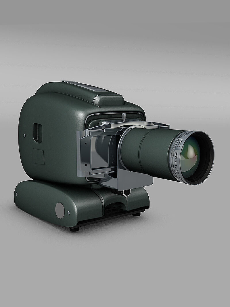 Cinema 4D 3D Model Vintage Projector