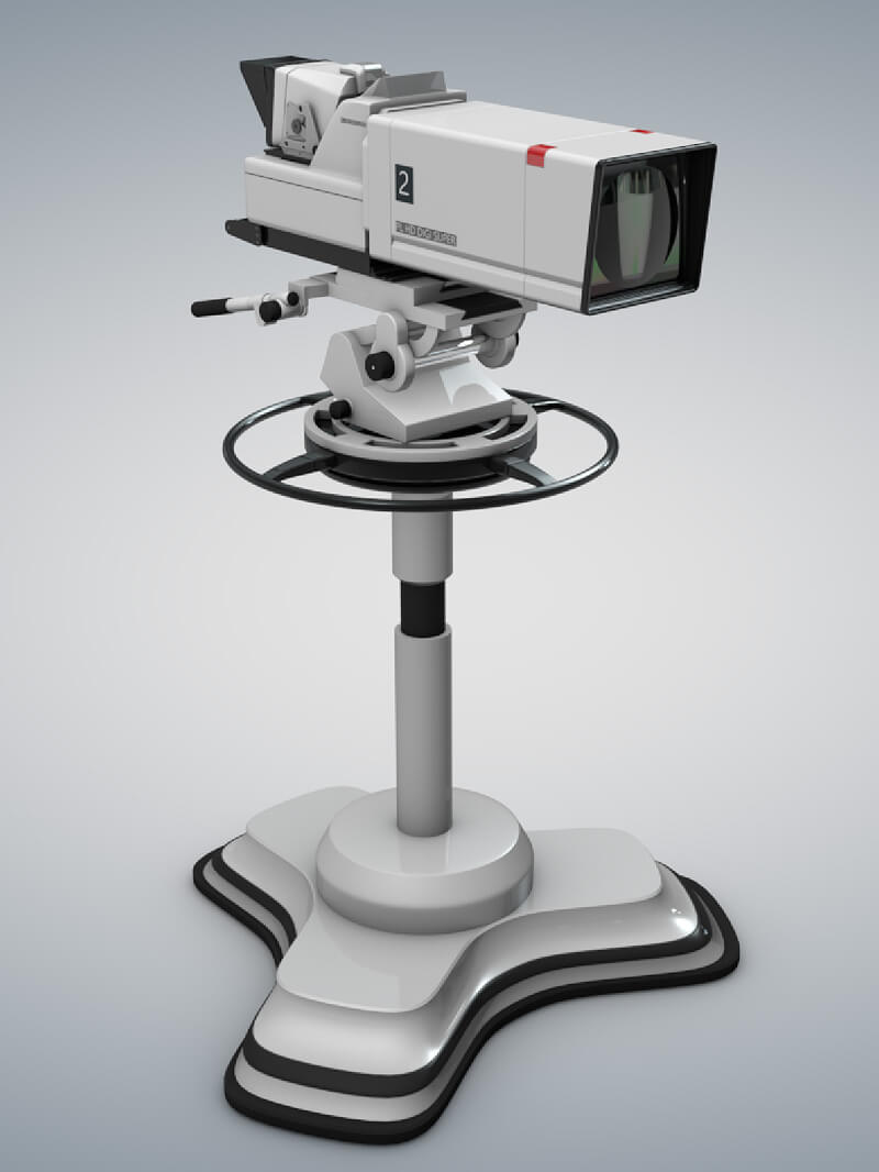 Free 3D Model Video Camera Broadcast TV Live