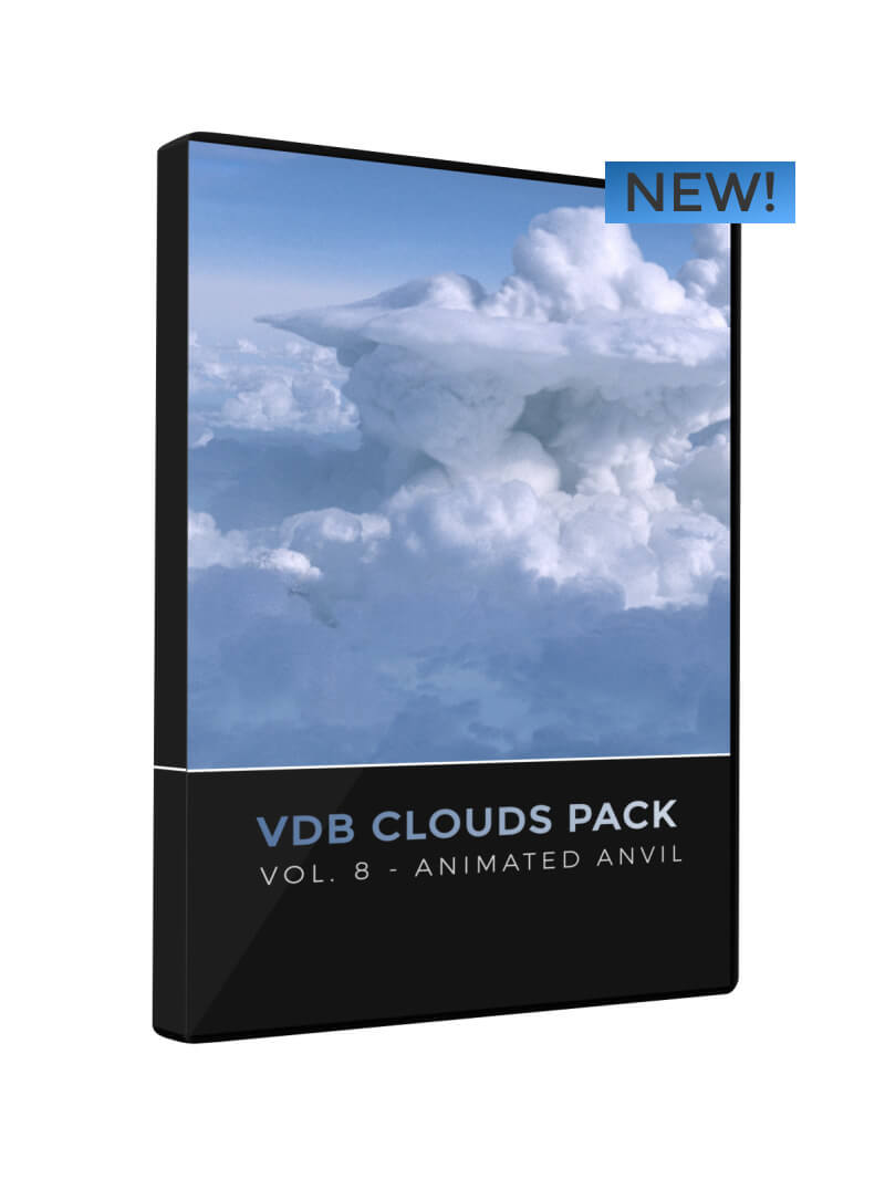 VDB Clouds Pack 8 Animated Anvil 3D VFX Assets