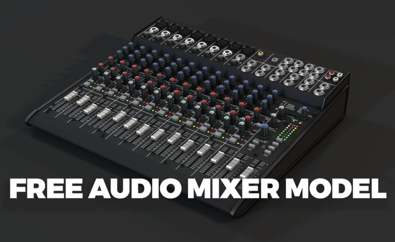 Free 3D Model Audio Mixer