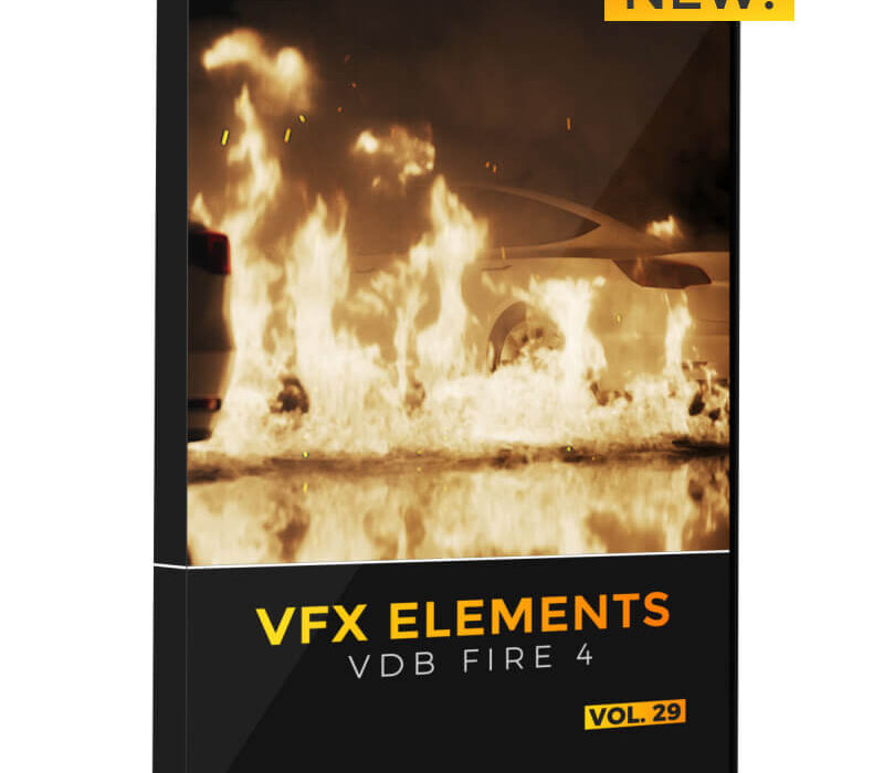 VDB Fire VFX 3D Asset Animated