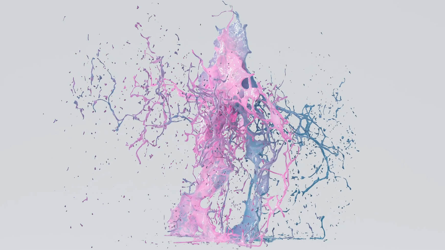 VFX Fluid Effects Liquid Splash Simulation Paint 3D Animation