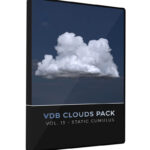 DVD Cumulus Cloud VDB VFX 3D Asset