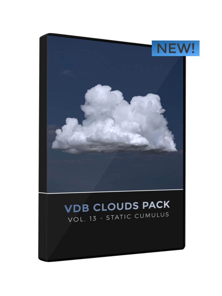 DVD Cumulus Cloud VDB VFX 3D Asset