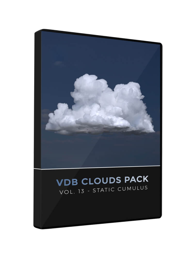 DVD Cumulus Cloud VDB VFX 3D Asset