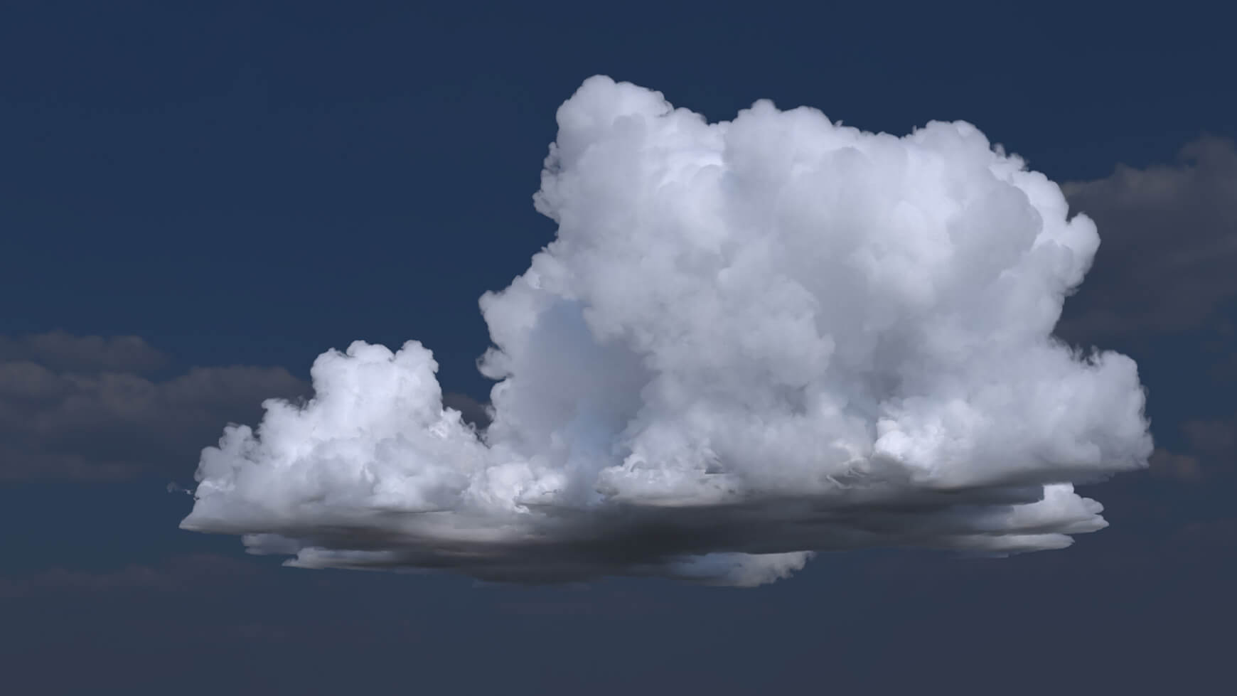 DVD Cumulus Cloud VDB VFX 3D Asset