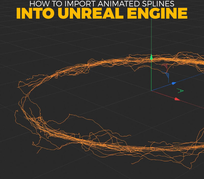 Unreal Engine Animated Splines