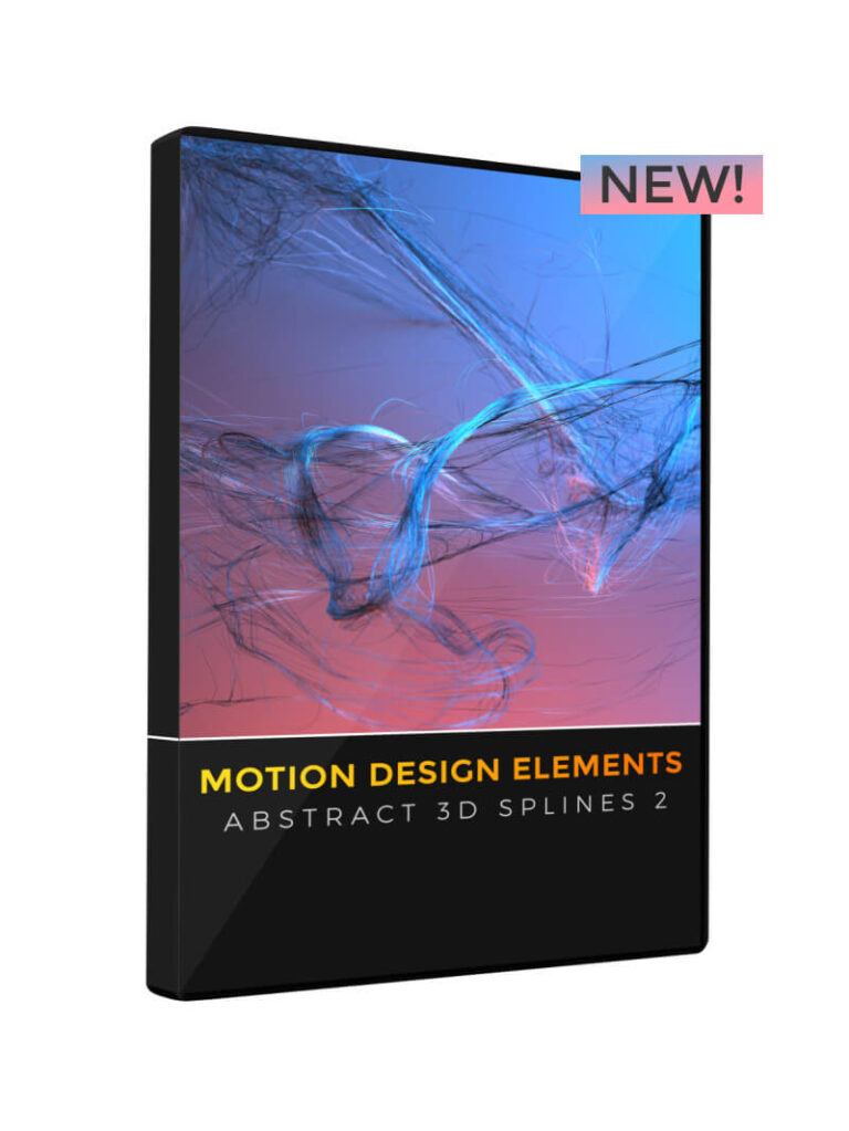 Motion Design Abstract Splines 3D