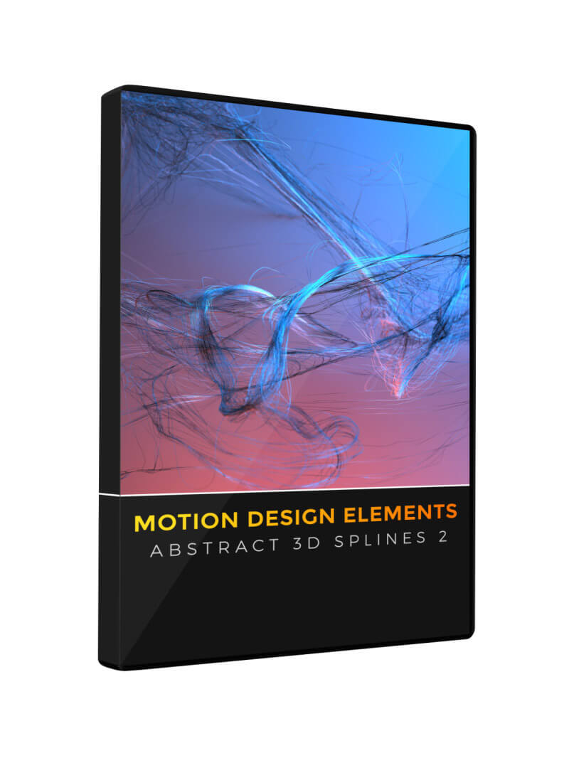 Motion Design Abstract Splines 3D