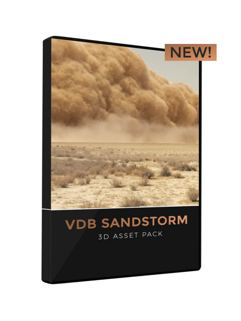 VDB Smoke Sandstorm VFX 3D Assets