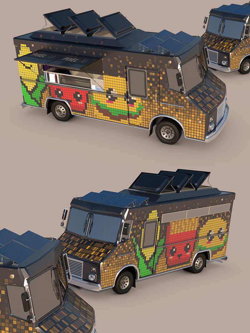 Free 3D Model Street Food Truck 3D