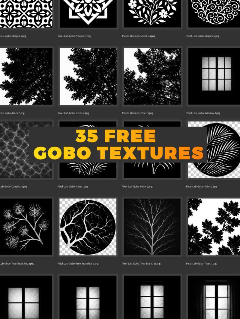 How to Use Gobos in Cinema 4D Redshift Free C4D